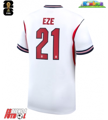 Inglaterra Eberechi Eze #21 Primera Equipación Mundial 2026 Manga Corta